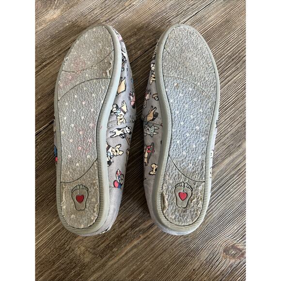 Bobs From Skechers women's size 10 dogs sports Loafer Memory Foam Slip On - Picture 6 of 7